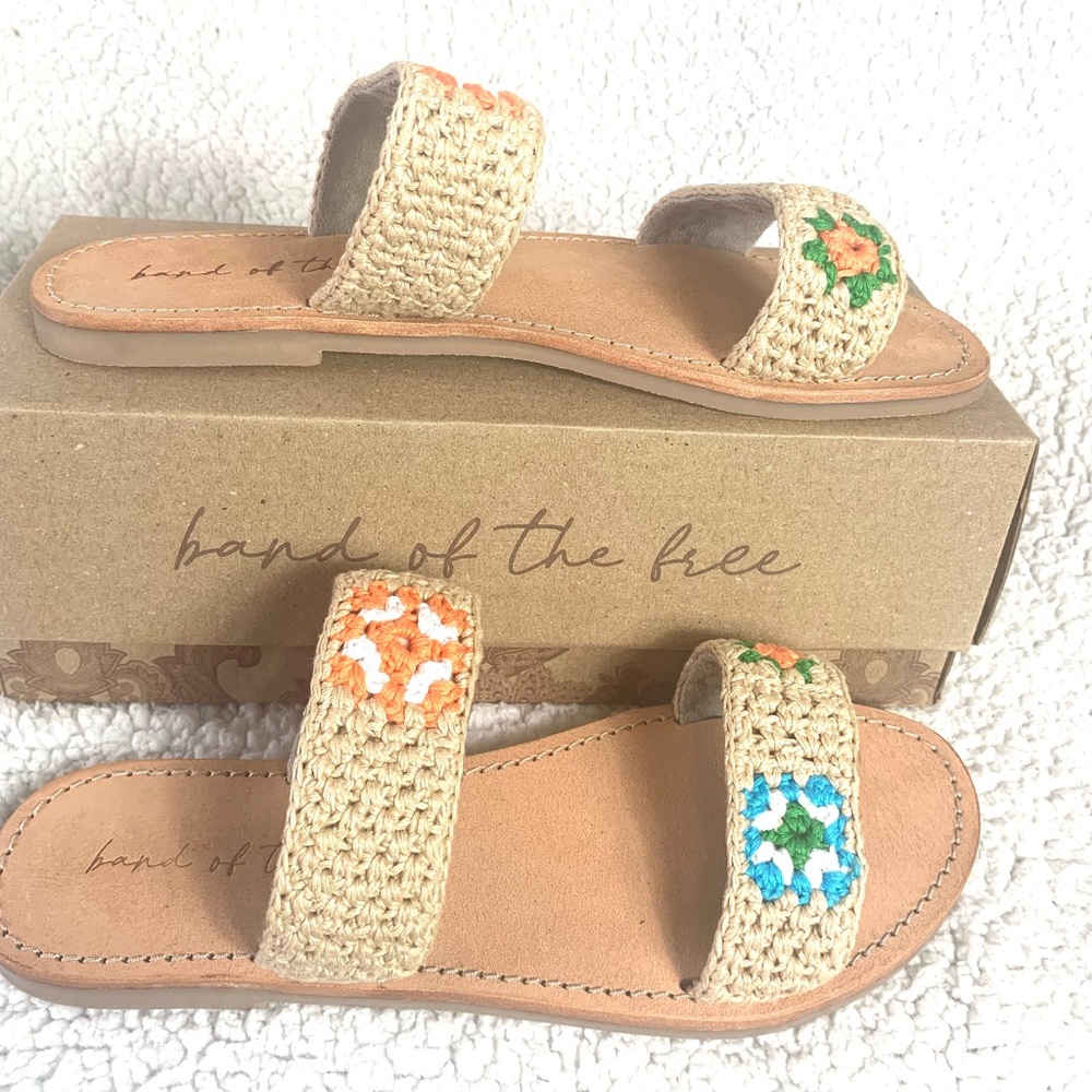 Band of the Free Natural Crochet Sandals - Picture 9 of 13